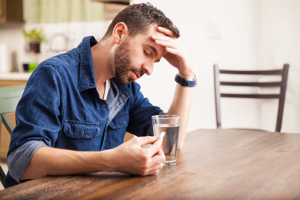 Anti -infalmatory and nonsteroid medications to treat prostatitis in a man